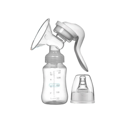 Manual Breast Pump Baby Nipple Suction Bottle