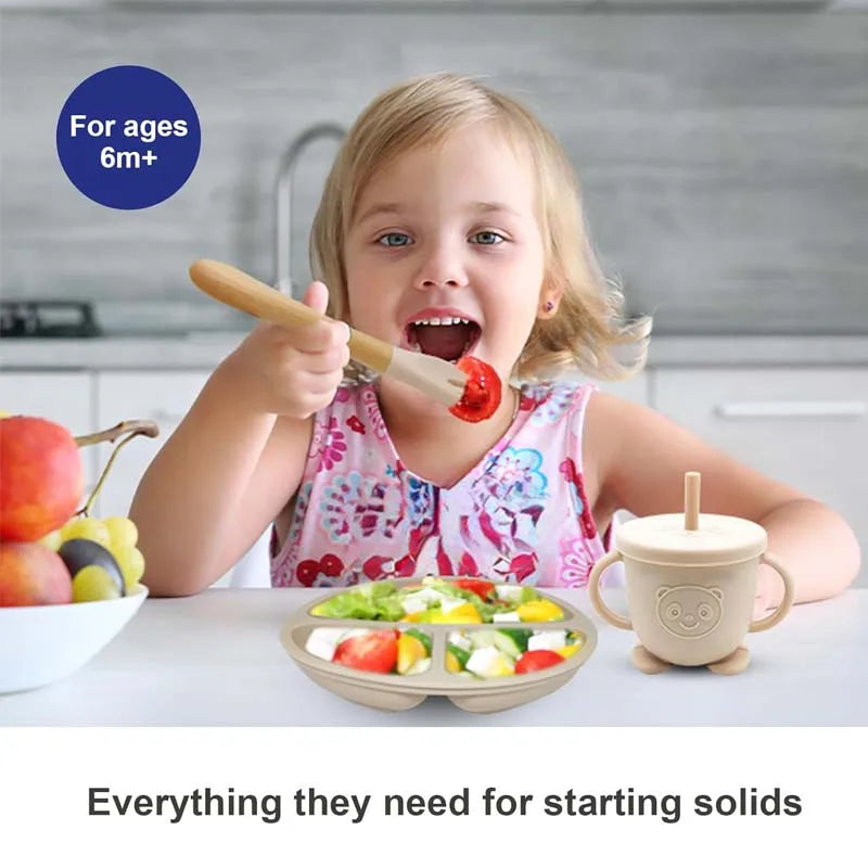 Personalized Name Baby Feeding Set